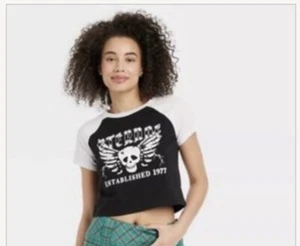 Zoe +Liv Women's Eternal Est 1977 Cropped T-Shirt Size XL - Picture 1 of 8