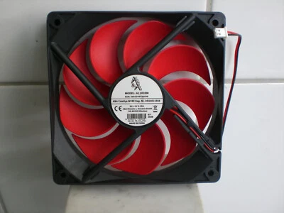 Gehäuselüfter oder Netzteillüfter,Com Sys,rot, 120 mm,Propeller - Bild 1 von 3