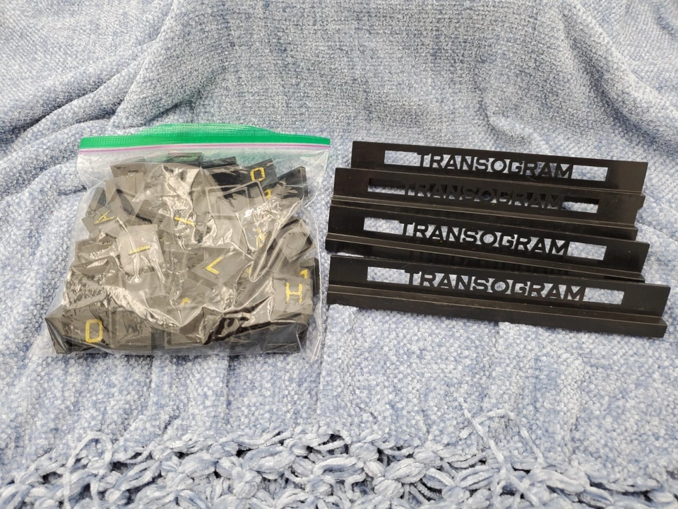 RARE Vintage 1953 Transogram SCORE-A-WORD Cross Word Board Game Pieces ONLY - Image 1 of 1