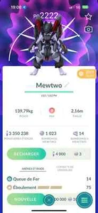 Pokémon Go Mewtwo Armure🦾🦾 LEGENDAIRE🦾🦾 / Mewtwo Armored LEGENDARY Trade - Foto 1 di 2