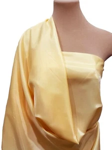 TELA DE REVESTIMIENTO DE POLIÉSTER AMARILLO PLÁTANO 60" BTY ROPA ARTESANAL REVESTIMIENTO TRAJE - Imagen 1 de 11