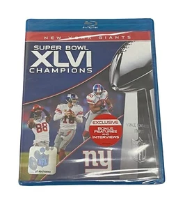 Super Bowl XLVI Champions New York Giants Blu-ray DVD NEW Gift - Imagen 1 de 2