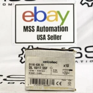 Entrelec DL 10/17,5SF Fuse Holder 0116 438.13 1,2Nm-10.60lb.in 10pk - Picture 1 of 8