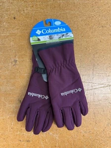 NEW Columbia Winter Women's Alpine Fur II Softshell Gloves S Wine - Picture 1 of 2