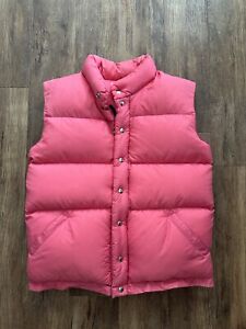 Crescent Down Works Nylon Pink Vest Large