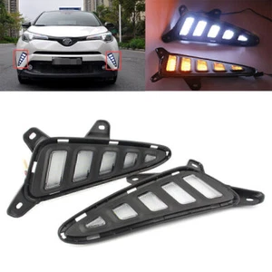 LED Tagfahrlicht DLR Tagfahrlichter Tagfahrleuchten Für Toyota CHR C-HR 2018 - Picture 1 of 10