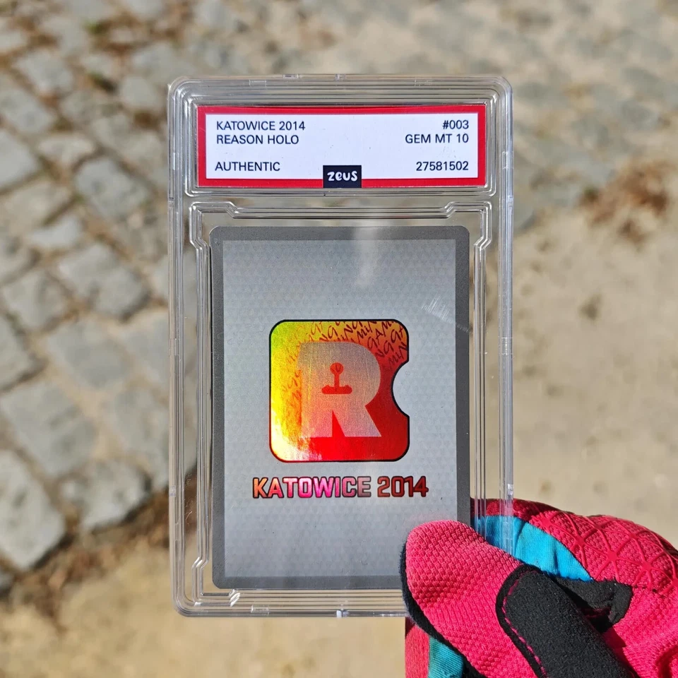 COUNTER-STRIKE Reason Gaming Holo Katowice 2014 Graded Card "PSA" Style | Custom Illustration