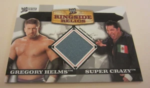 Reliquias dobles de Gregory Helms/Super Crazy 2006 Topps Heritage II WWE #HS - Imagen 1 de 2