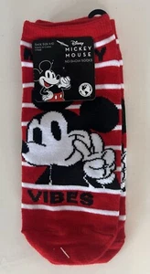 *Neu mit Etikett* Disney MICKEY MOUSE rote No-Show-Socken Gr. 4-10 - Bild 1 von 3