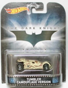 HOT WHEELS RETRO ENTERTAINMENT THE DARK KNIGHT TUMBLER CAMOFLAGE VERSION M1 - Picture 1 of 1
