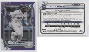 2021 Bowman Chrome Purple Refractor /250 Taylor Trammell #61 Rookie RC