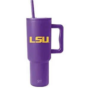 Simple Modern Officially Licensed Collegiate LSU Tigers 40oz Tumbler with Handle - Picture 1 of 1