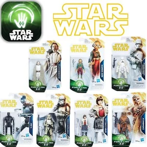 STAR WARS FORCE LINK 2.0 ACTIVATED UNIVERSE DISNEY 3.75" ACTION FIGURE HASBRO - Picture 1 of 28