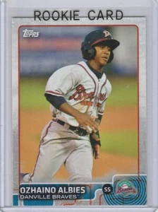 OZHAINO OZZIE ALBIES Danville Braves 2015 Topps ROOKIE CARD Baseball Debut RC! - Bild 1 von 2