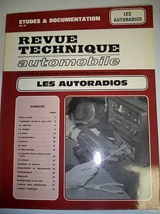 LES AUTORADIOS (1979) - Revue Technique Automobile NEUVE - Picture 1 of 1