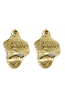 2 LAND ROVER Bottle Opener POLISHED 100 % brass works screws included heavy B - Bild 1 von 7