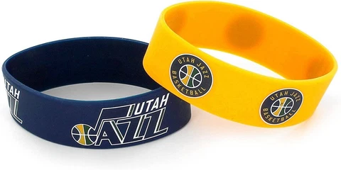 Utah Jazz 2-pc Bracelets Bold Graphics Cover