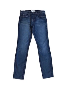 Current Elliott Jeans Size 26/0 The Highwaist Skinny Townie Dark Wash Raw - Picture 1 of 4