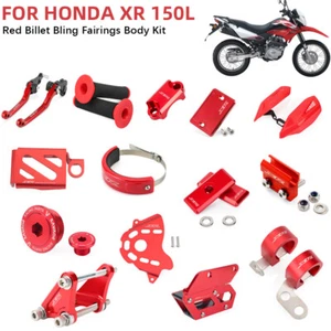 For HONDA XR150L 2014-2024 XR Red Billet Bling Fairings Body Kit XR 150L 2023 - Picture 1 of 79