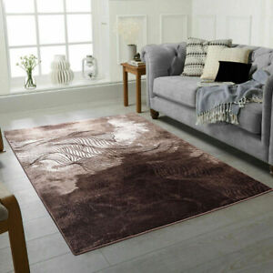 Purple and Black Modern Figro Rugs Design Style Bedroom Living Room Home Carpet