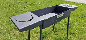 Praktischer kompakter Grill 3mm Stahl ,Mangal,Kochplatte Grill auf Spießen , - Bild 1 von 9