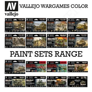 Juegos de pintura a color Vallejo Wargames gama acrílicos envío rápido - Imagen 1 de 33
