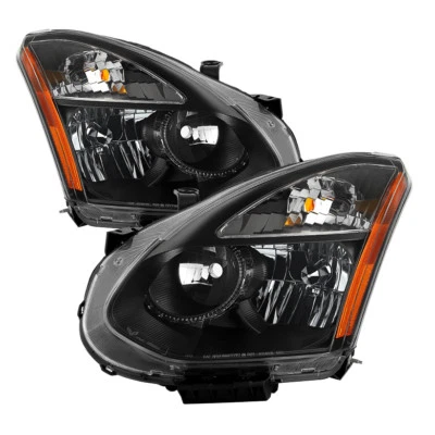 Fitfor Nissan08-13 Rogue 14-15 Rogue Select Black Replacement Headlights S SL SV Foto 1 de 2