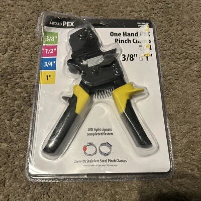 Apollo PEX 69PTBJ0010C 3/8-inch to 1-inch One Hand Cinch Clamp Tool! QUALITY! - Image 1 of 3
