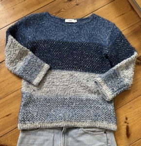 Sommerpullover von Closed S 36 Baumwolle Wolle-Leinen Mix blau - Bild 1 von 6