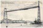 ROUEN 76 Le Pont Transbordeur CPA anim&#233;e &#233;crite &#224; Mr Annequin &#224; Le Varenne ~1910