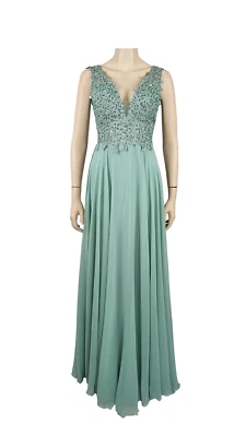Damen Elegante Abendkleid Kleid Abschlussball Hochzeitskleid Cocktail Party S/M - Bild 1 von 3