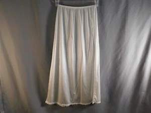 Warner's mezzo slip donna vintage bianco 33" lungo stile 55300 taglia media - Foto 1 di 6