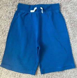 Hanna Andersson Boys Pull-on Blue Jersey Shorts Size 8 EUC - Picture 1 of 3