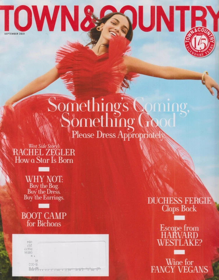Town & Country September 2021 Rachel Zegler How a Star is Born  (Magazine: Gener Foto 1 de 1