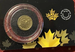 2015 $20 RCM 1/10oz Growling Cougar .99999 Ultra Pure Gold In Assay Sealed Card - Picture 1 of 3