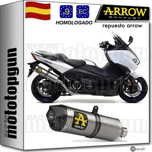 ARROW TUBO ESCAPE HOMOLOGADO RACE-TECH ALUMINIO C YAMAHA TMAX T-MAX 530 2019 19 - Imagen 1 de 5