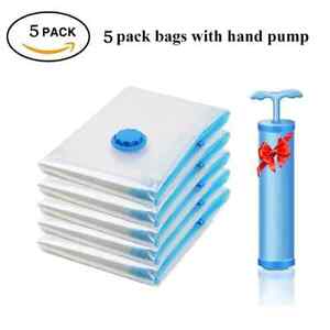 Vacuum Storage Bags Space Saver  More Compression Organizer Vacuum Sealer Bags 