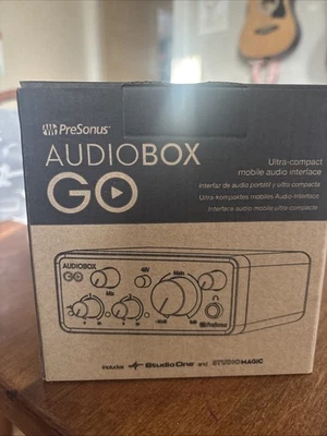 PreSonus AudioBox GO Compact 2x2 USB Audio Interface - Black - Image 1 of 3