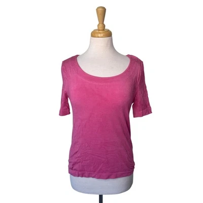 WOLFORD Opaque Naturel Short Sleeve Shirt Pink Large  - Image 1 of 4
