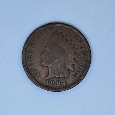 1894 Indian Head Cent 1C Penny US Coin Free Shipping #SA41 - Image 1 of 3