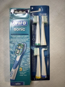 LOT Oral B Sonic Complete Replacement Toothbrush Brush Heads NEW x 7 Pcs - Picture 1 of 4