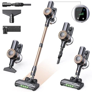 Lubluelu P2 Stick Vacuum Cleaner Handstick Vac Handheld Cordless Black & Gold - Picture 1 of 11