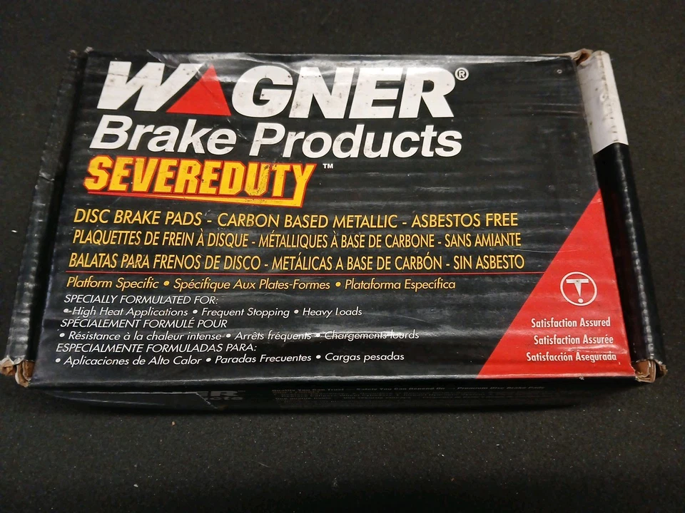 Pastillas de freno Wagner SevereDuty - SX788 - AM General / Hummer Models Foto 1 de 4