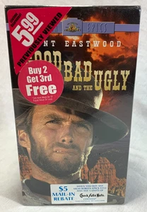 MGM/UA Screen Epics The Good, the Bad and the Ugly VHS 2-Tape Set 1998 SEALED - Imagen 1 de 6