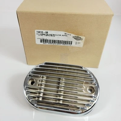 Harley-Davidson Softail regulador de voltaje cromado 2008-2010 74610-08 Foto 1 de 4
