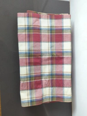 Juego de 4 cenefas Longaberger Pimentón a Cuadros Nuevo Fuera de Paquete M51 Foto 1 de 4