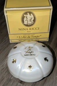 Nina Ricci L'air Du Temps Perfumed Soap 100G 3.5Oz Paris France Bar Soap In Box - Picture 1 of 14