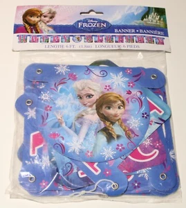 Frozen Birthday Party Decorations Hanging Banner - Picture 1 of 1