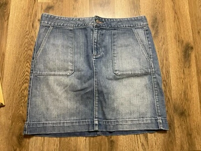 Ann Taylor Skirt, Women's Size 6, Blue, Denim, Mini, Straight Pencil - Image 1 of 4