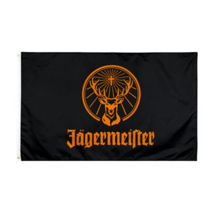 Jagermeister flag drapeau 150x90cm ou 90x60cm/3x5ft or 2x3ft - Imagen 1 de 4